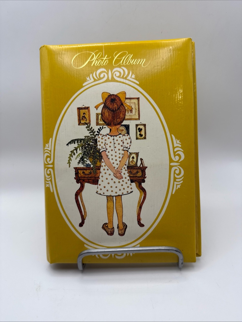 Vintage Holly Hobbie Photo Album Yellow American Greetings 1970s Retro Girl